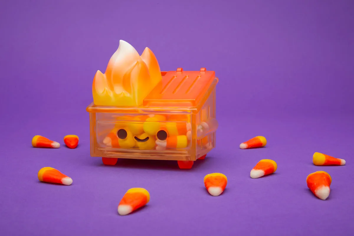 100% Soft - "Candy Corn Dumpster Fire" Vinyl Figure