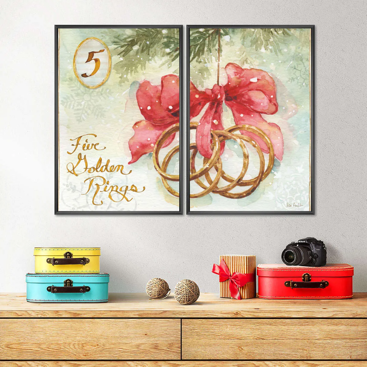 12 Days Of Christmas V Wall Art