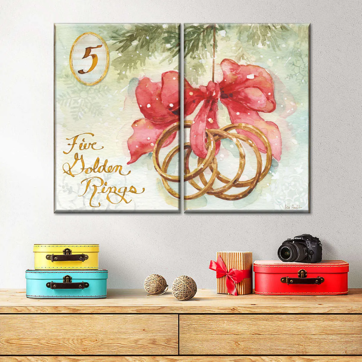 12 Days Of Christmas V Wall Art