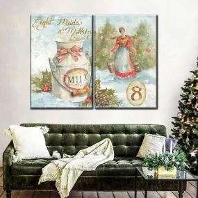 12 Days Of Christmas VIII Wall Art