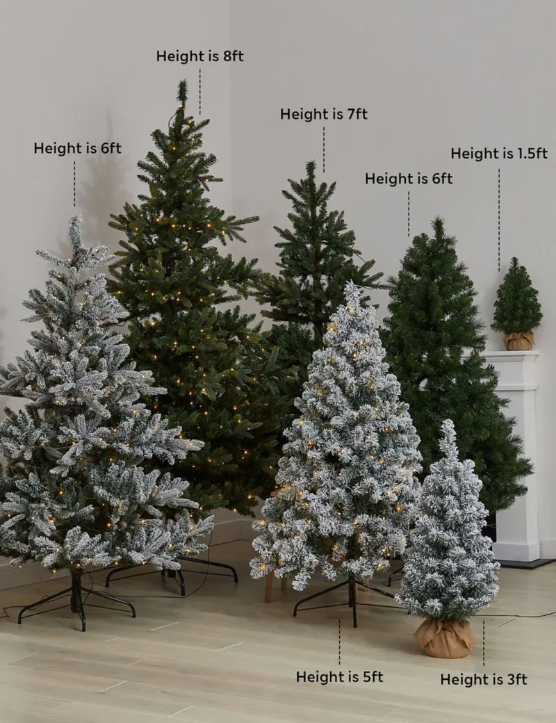 1.5ft Pre-Lit Spruce Christmas Tree