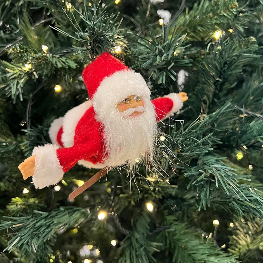 18cm Mini Santa Flying