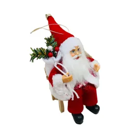 18cm Mini Santa with Bench