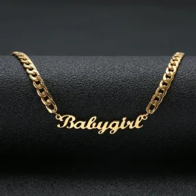 18K Gold Plated Personalized Name Necklace- Christmas Gifts For Her-Popular Christmas Gifts For Teens