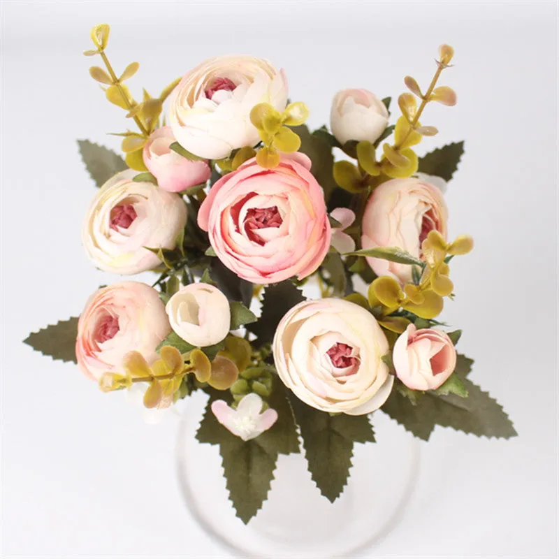 5 Branches European Style Artificial Rose