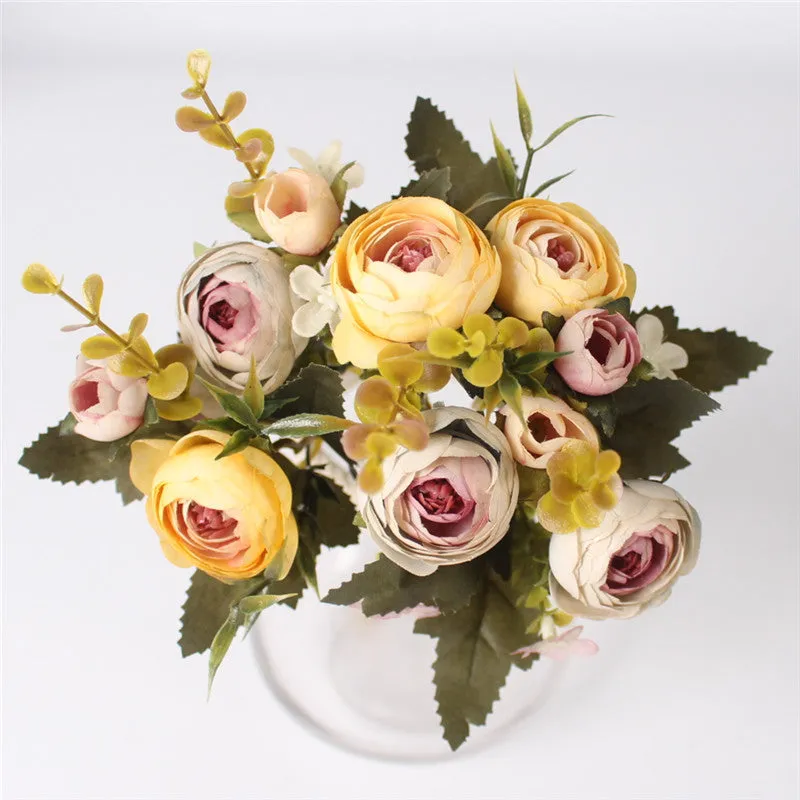 5 Branches European Style Artificial Rose