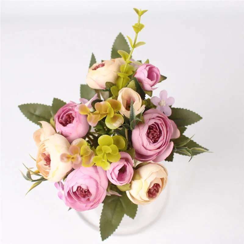 5 Branches European Style Artificial Rose