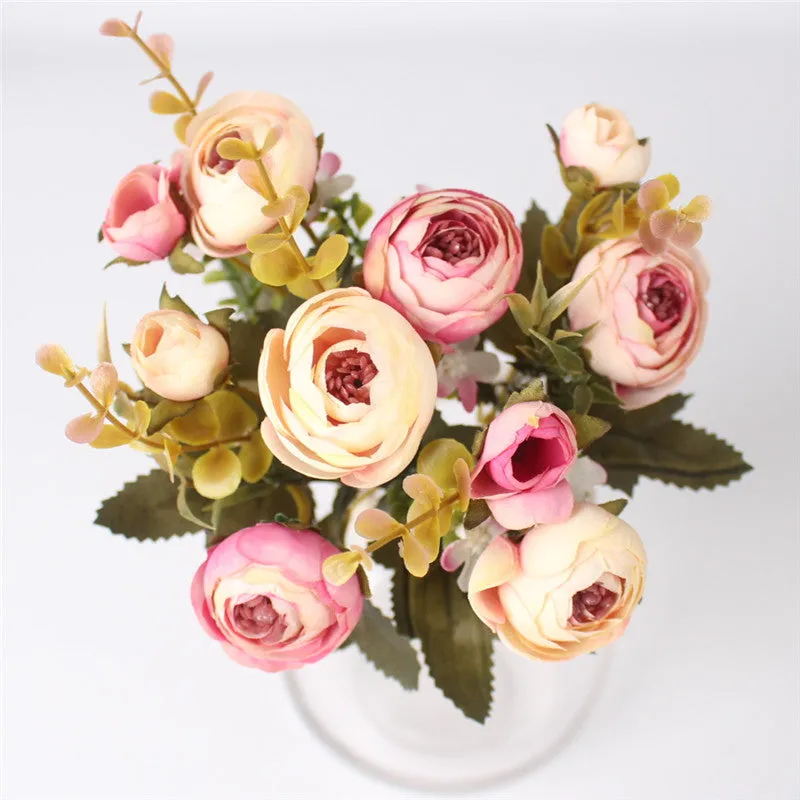 5 Branches European Style Artificial Rose