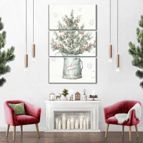 A Christmas Weekend II Greenery Wall Art