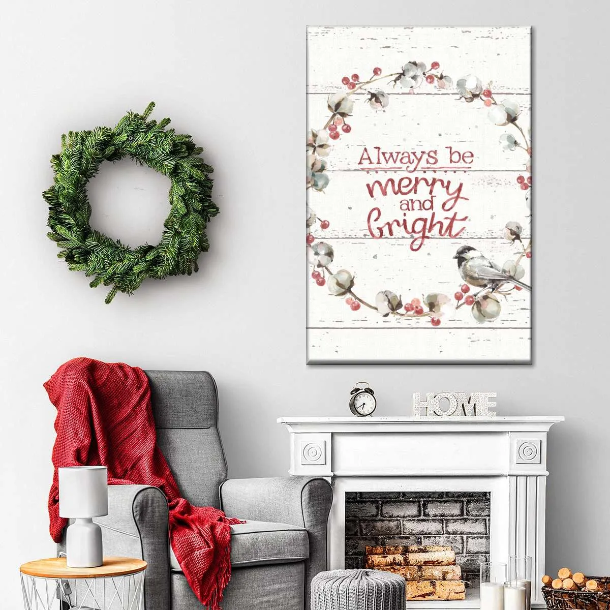 A Christmas Weekend V Shiplap Wall Art