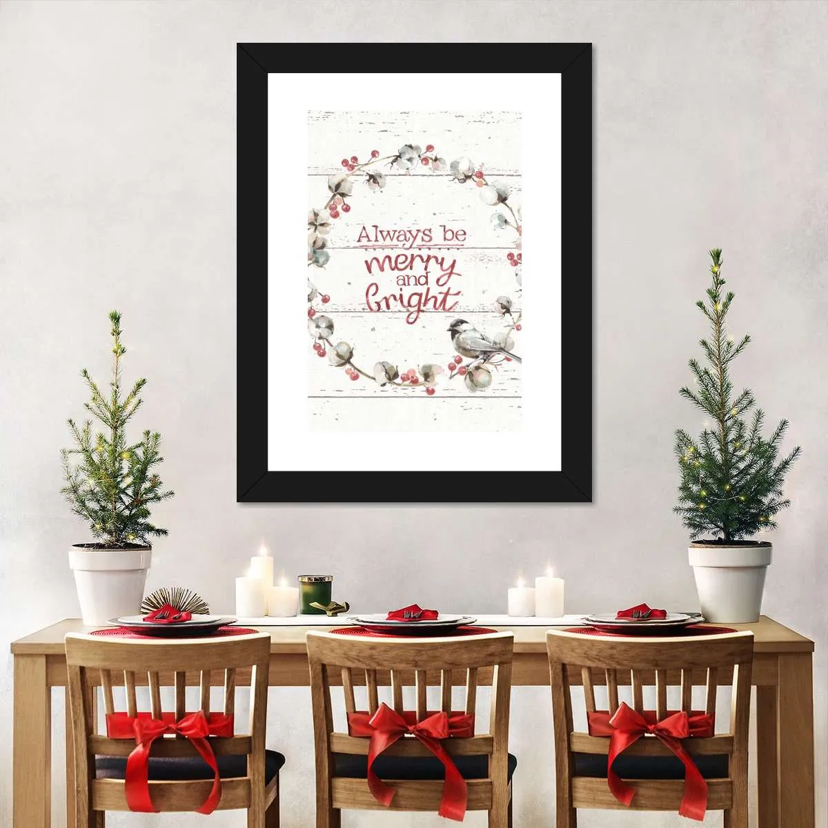 A Christmas Weekend V Shiplap Wall Art