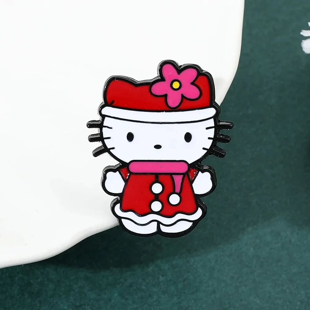 A Very Kawaii Xmas Enamel Pin Set