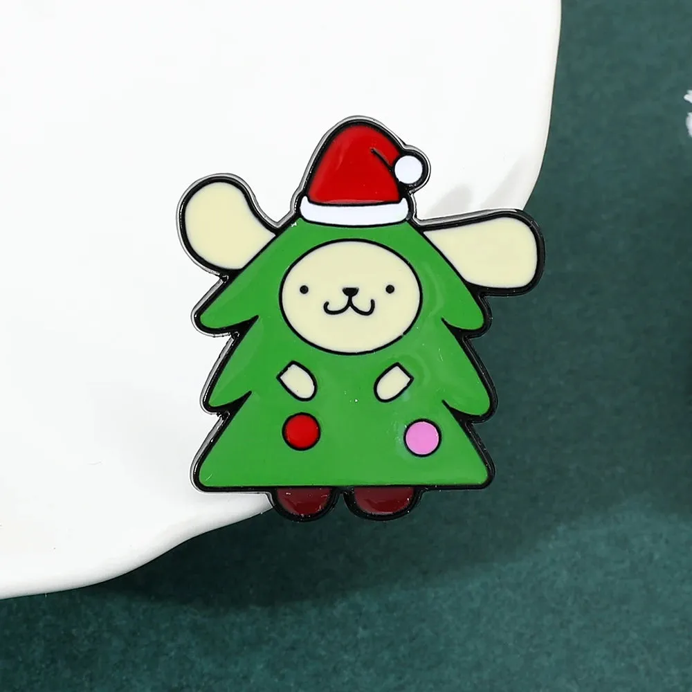 A Very Kawaii Xmas Enamel Pin Set