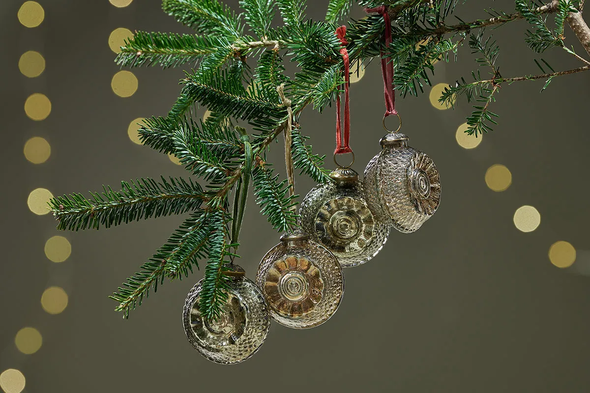 Abitha Baubles - Antique Gold & Grey - (Set of 4)