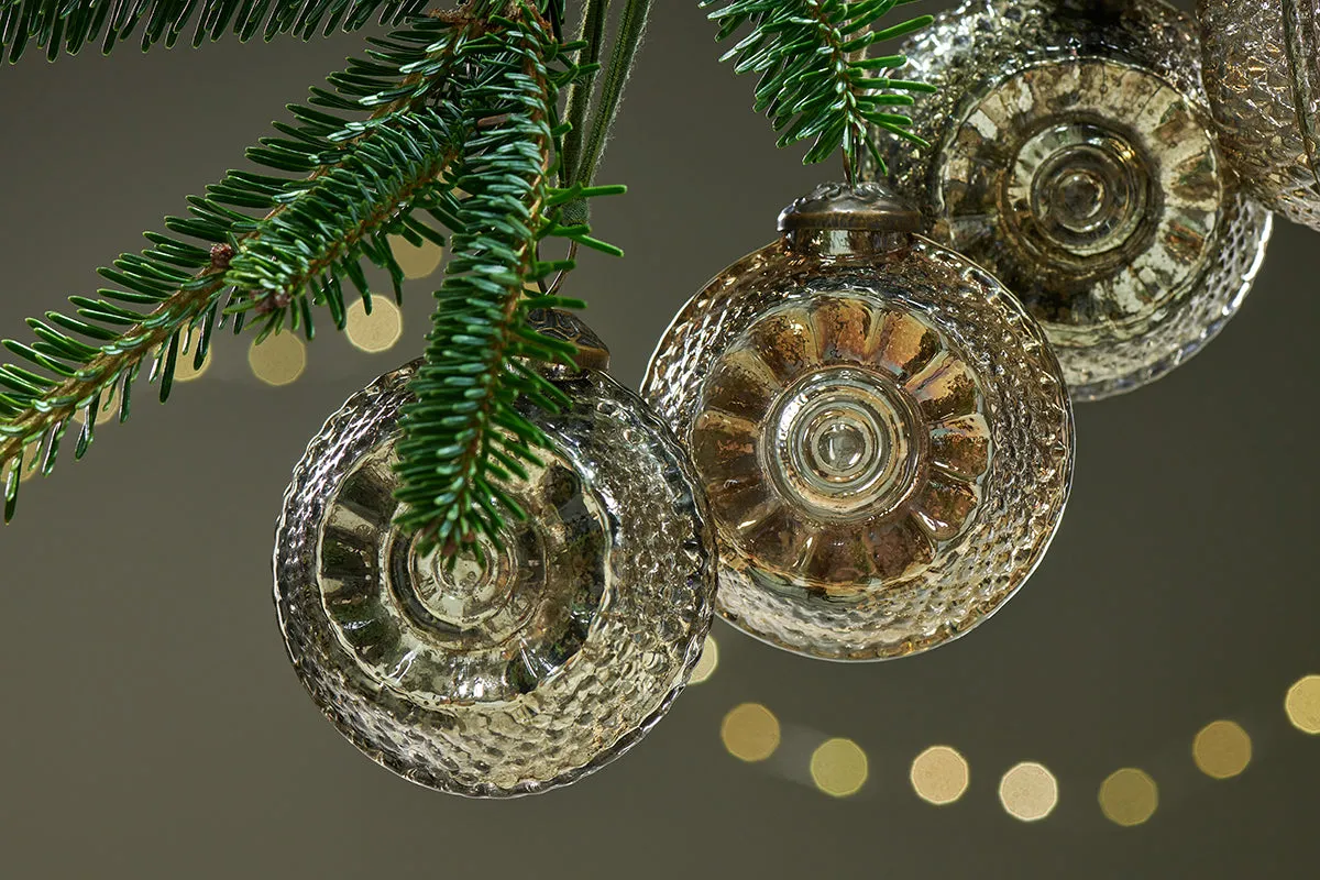 Abitha Baubles - Antique Gold & Grey - (Set of 4)