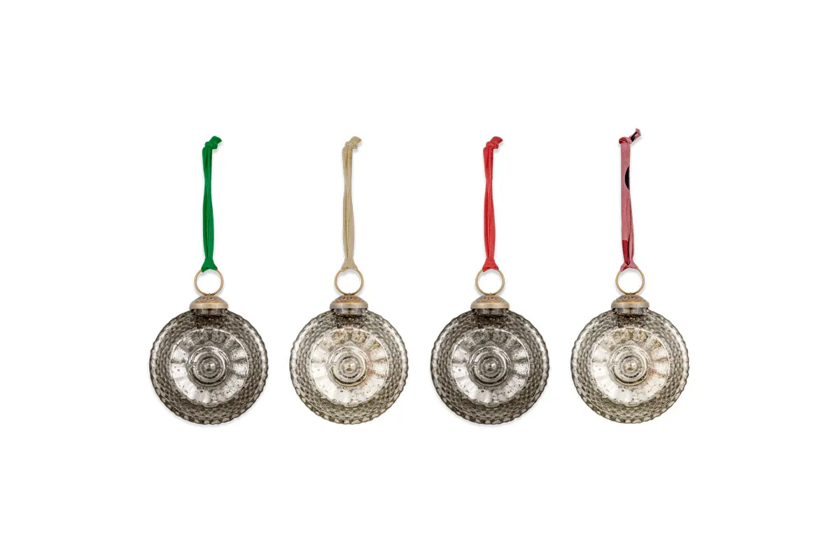 Abitha Baubles - Antique Gold & Grey - (Set of 4)