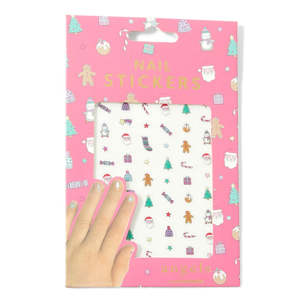 Accessorize London Girl's Multi Christmas Nail Stickers