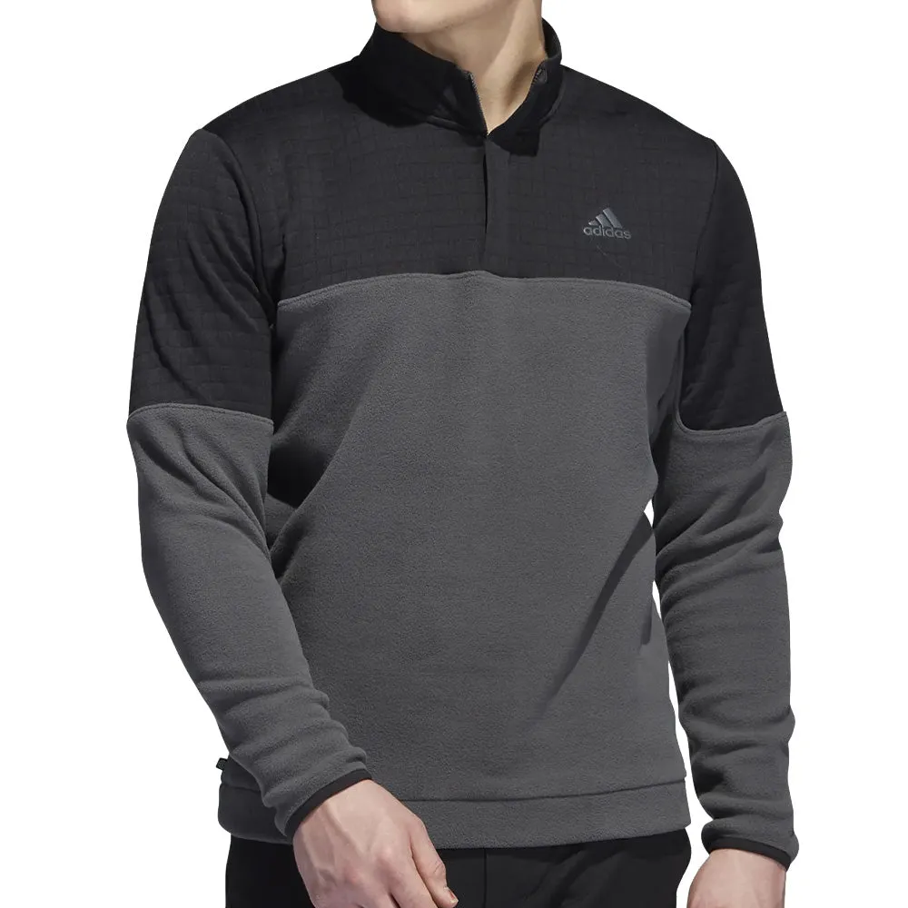 adidas DWR 22 Block 1/4 Zip Pullover - Black/Grey Six