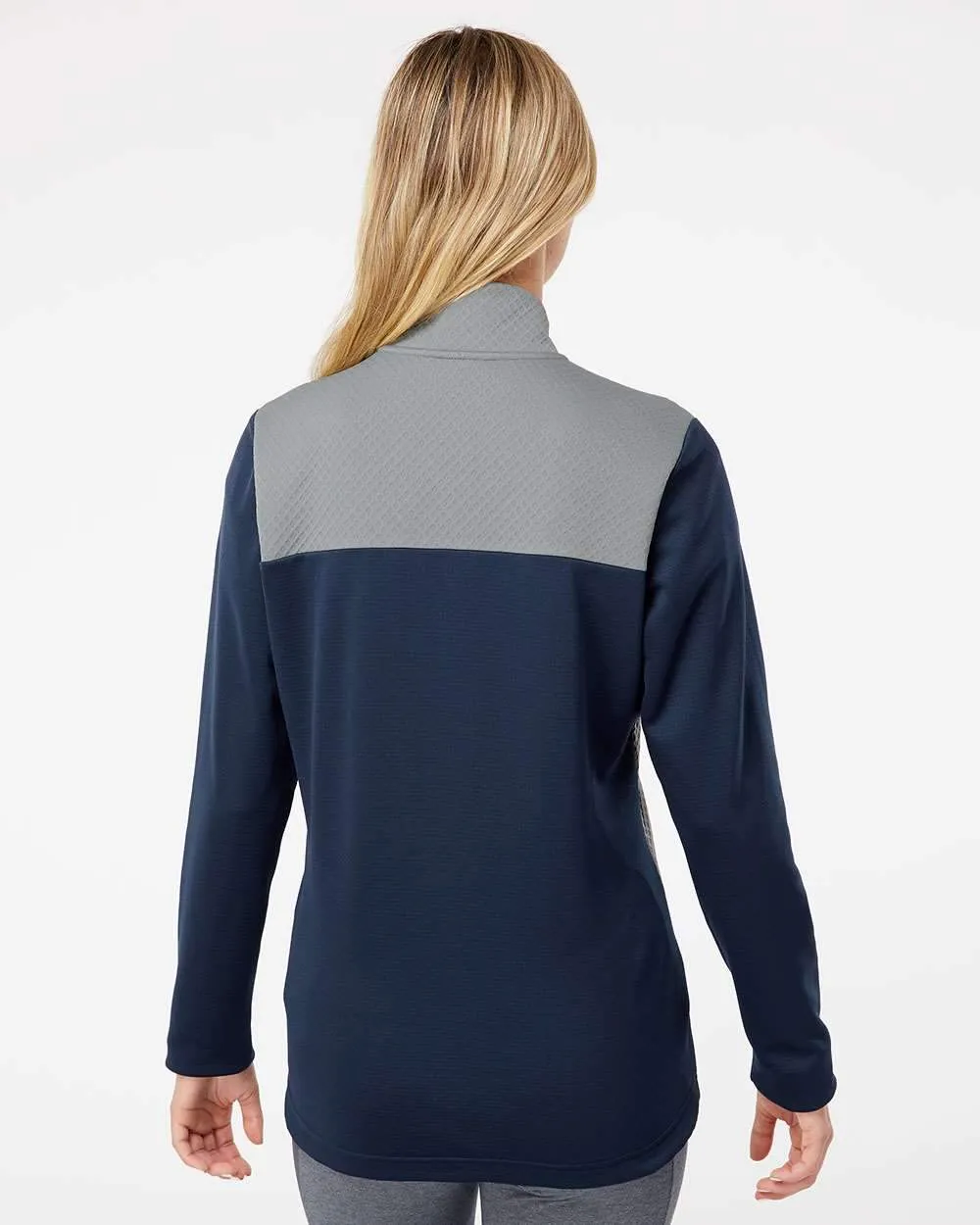 adidas - Women's Textured Mixed Media Full-Zip Jacket