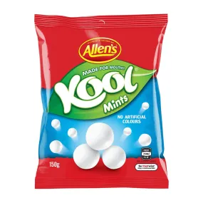 150g Allens Kool Mint Chew Lollies Bag for Refreshing Treats