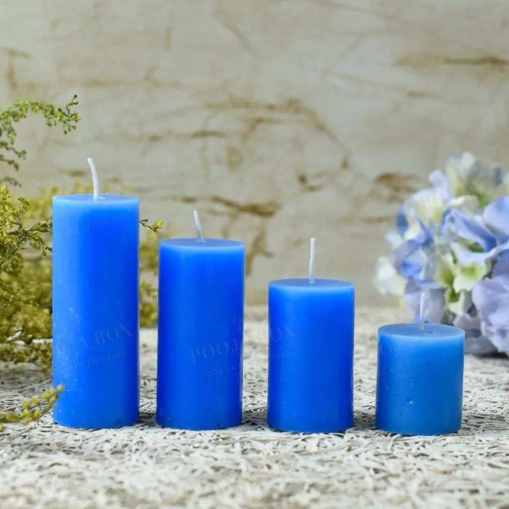 Alluring Pillar Candles Set of 4