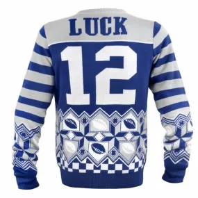 Andrew Luck Ugly Colts Christmas Sweater #12