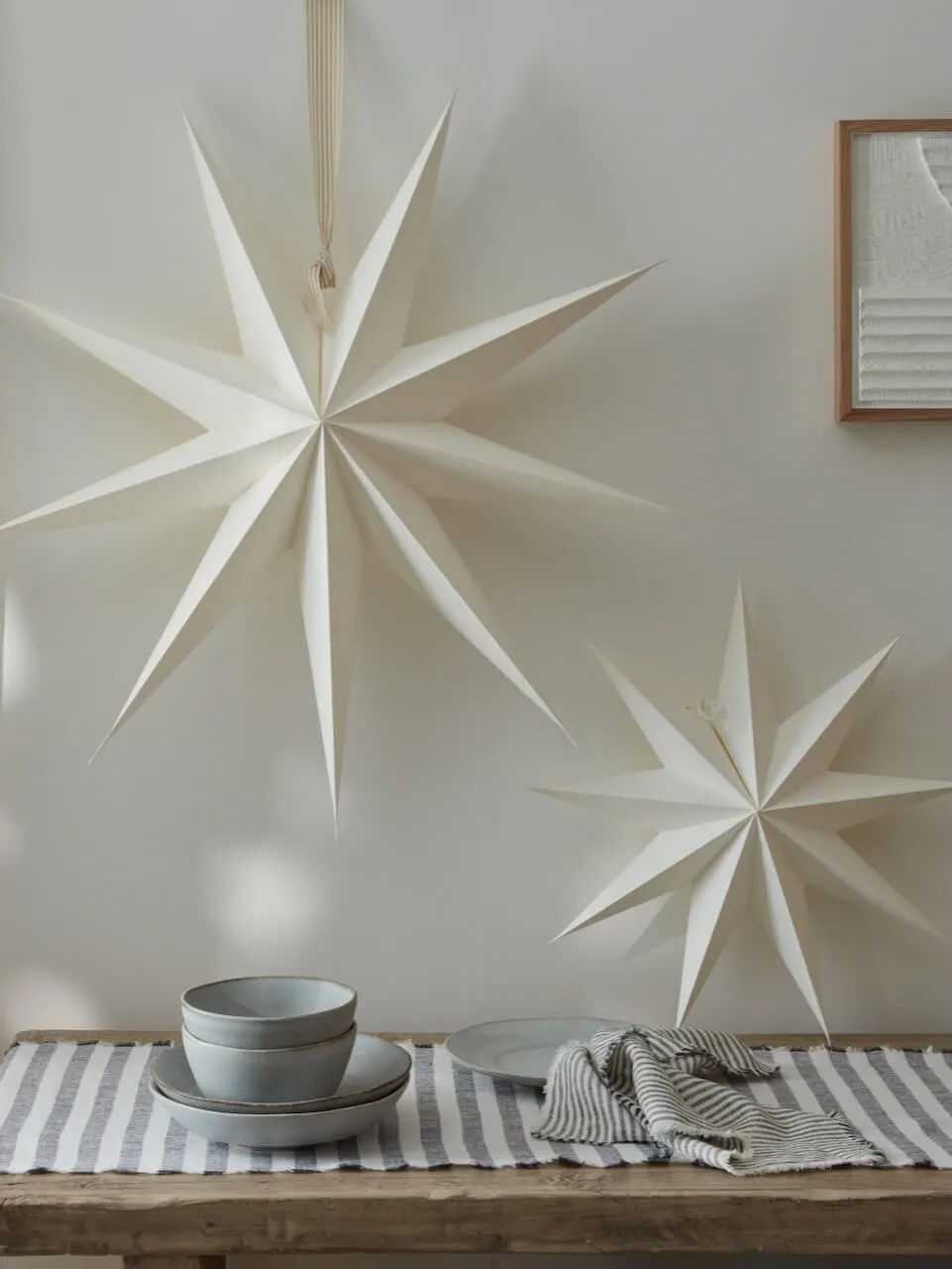 Antique White Paper Star