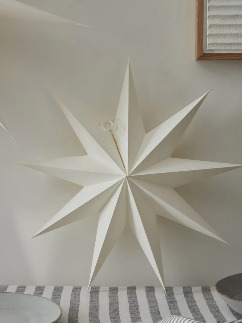 Antique White Paper Star