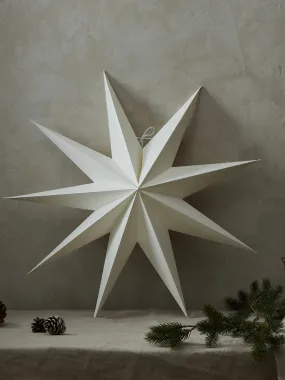 Antique White Paper Star