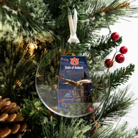 Auburn Tigers - State of Auburn Ornament & Bag Tag