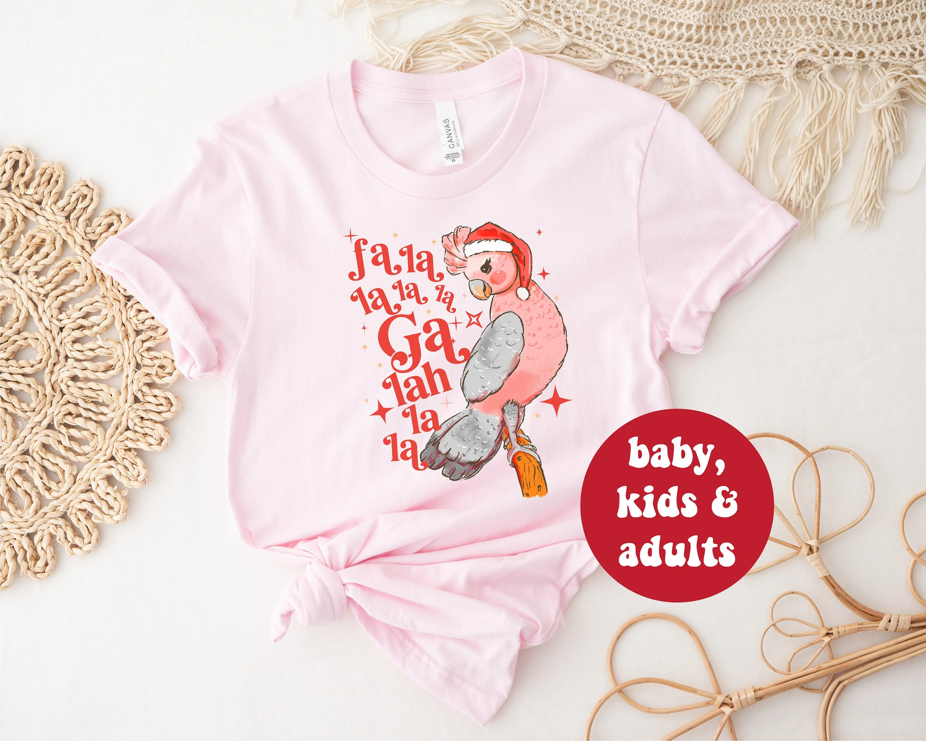 Australian Galah Christmas T-Shirt