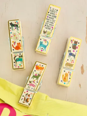 Bag Clips, Set of 4 - Every Cat Has A Home