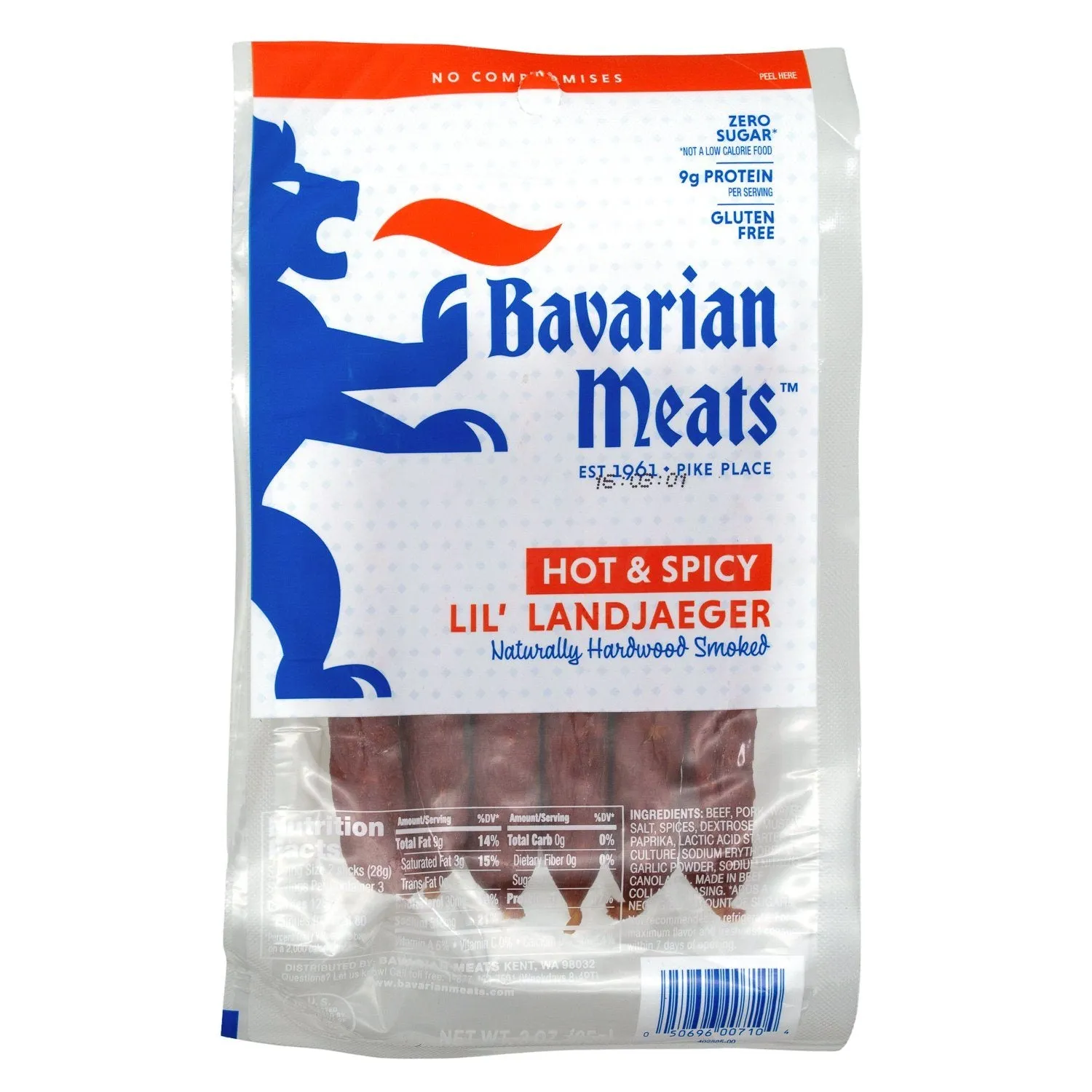 Bavarian Meats Hardwood Smoked Lil' Landjaeger Sticks