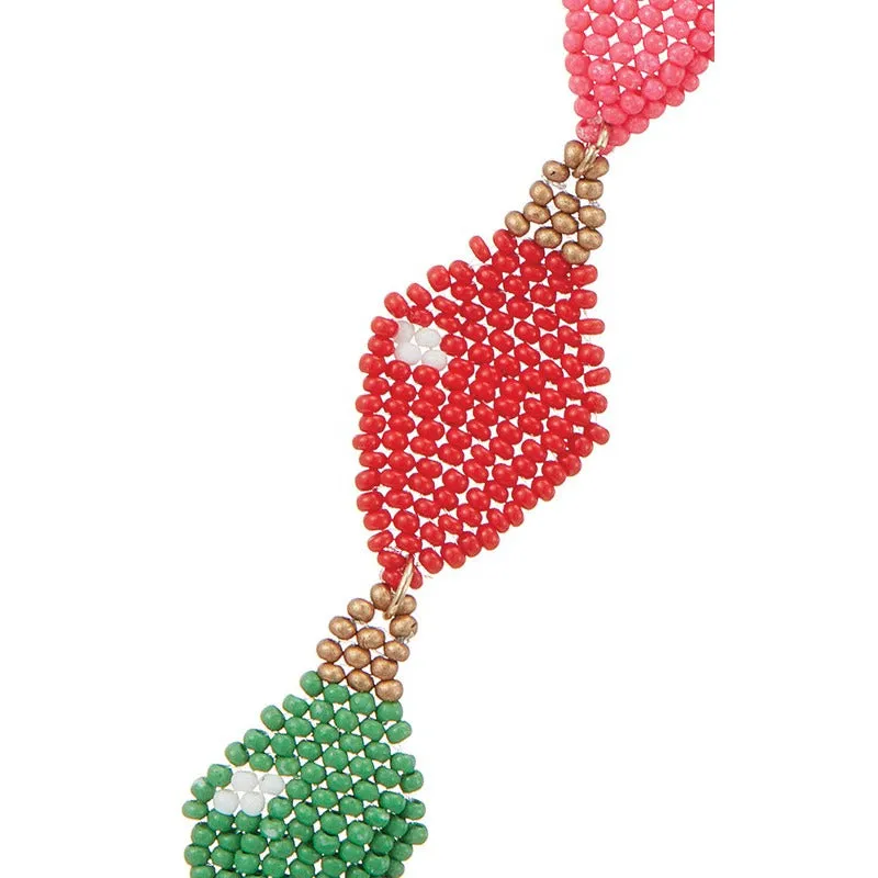 Beaded {CHRISTMAS} Earrings