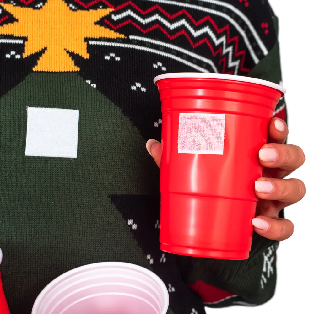 Beer Pong 3D Ugly Christmas Sweater