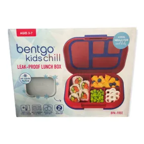 Bentgo Kids Chill Leak-Proof Lunch Box with Ice Pack, Red