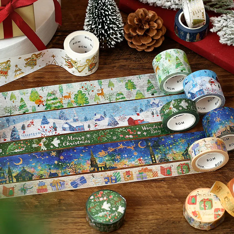 BGM Christmas Limited 2023 Masking Tape - Flower Decoration