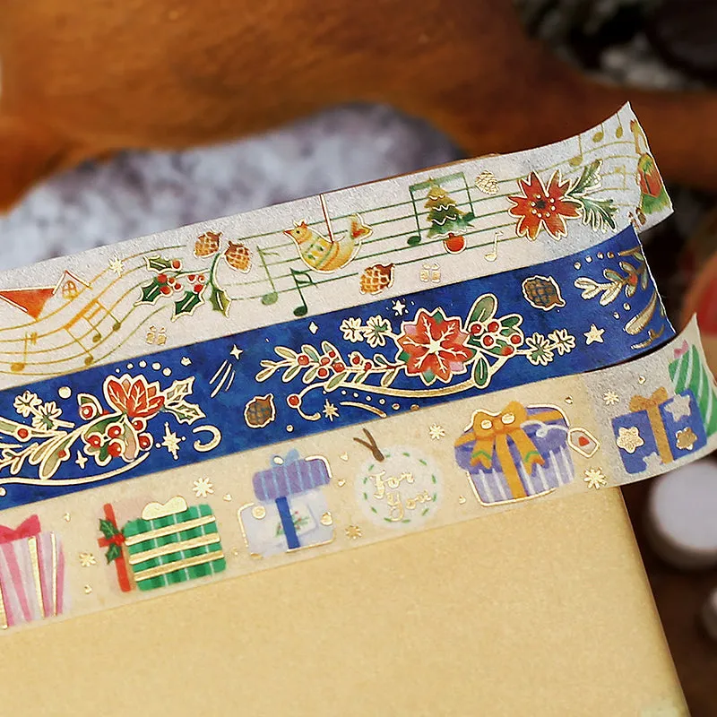 BGM Christmas Limited 2023 Masking Tape - Flower Decoration