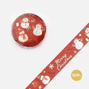 BGM Christmas Limited 2023 Masking Tape - Snowman