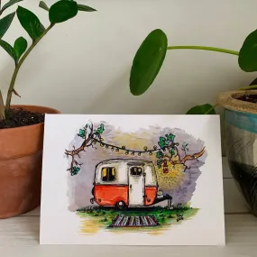 Boler Camper Greeting Cards