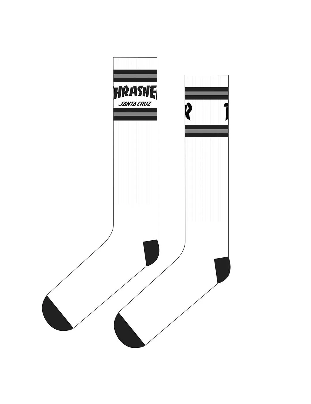 Calcetines Thrasher SC Strip Blanco