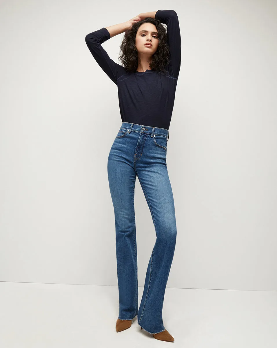 Cameron Raw Hem Bootcut Jean