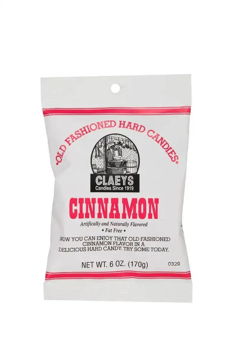 CANDY CLAEYS CINNAMON CANDY 6 oz