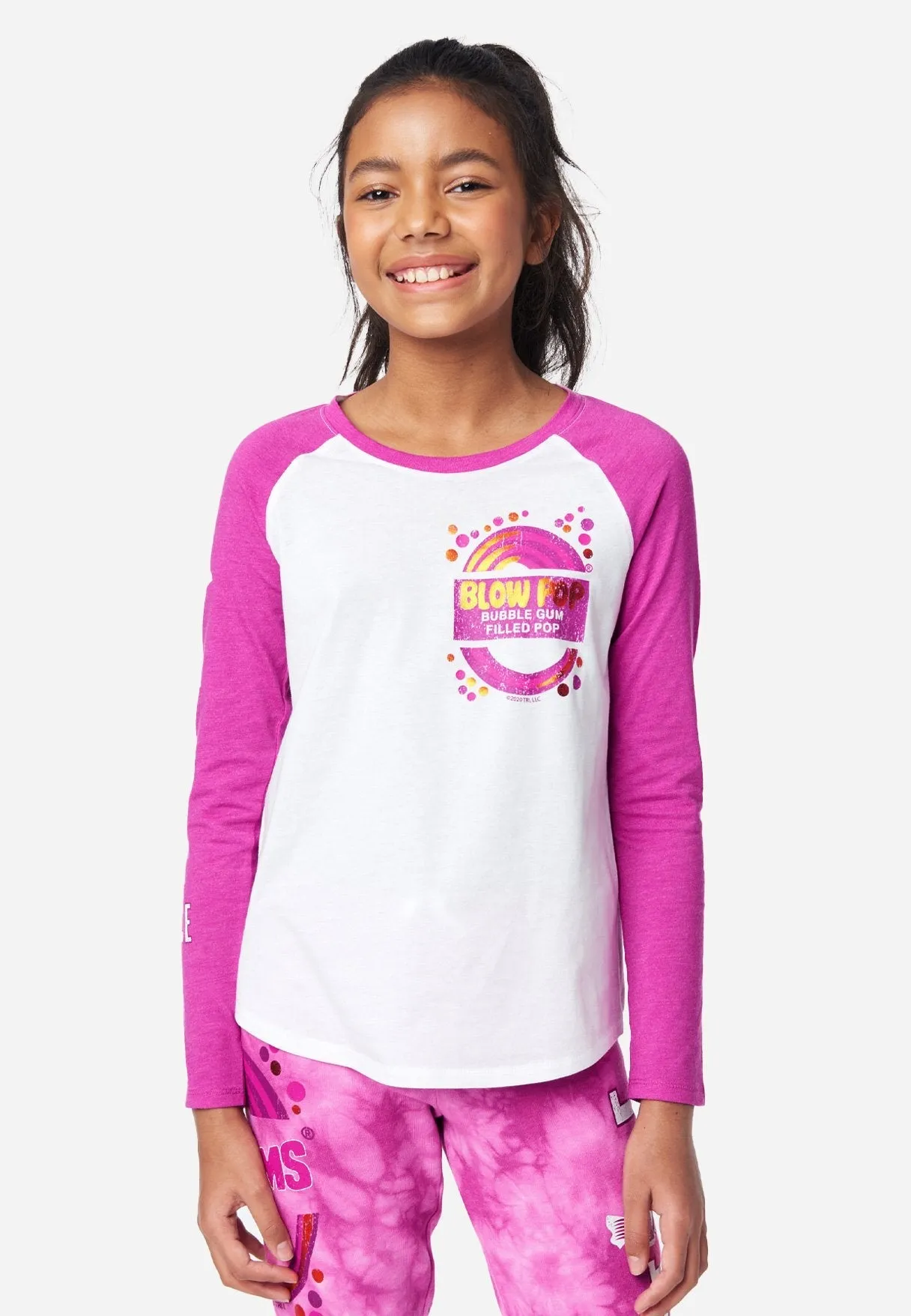 Candy Graphic Raglan Tee