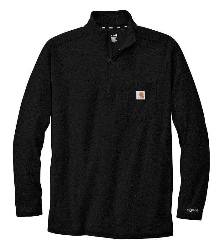 Carhartt - Men's 1/4-Zip Relaxed Fit Long Sleeve T-Shirt