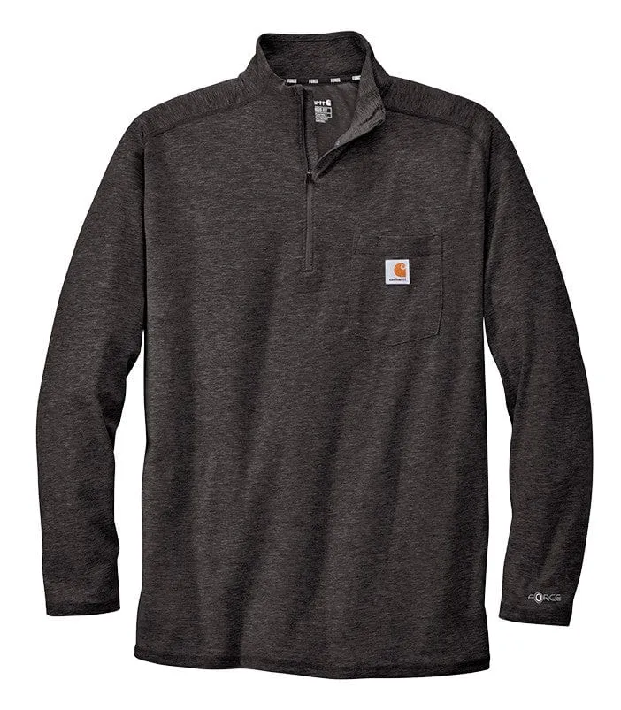 Carhartt - Men's 1/4-Zip Relaxed Fit Long Sleeve T-Shirt