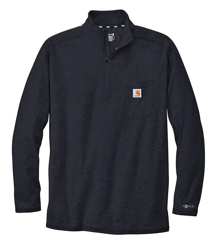 Carhartt - Men's 1/4-Zip Relaxed Fit Long Sleeve T-Shirt