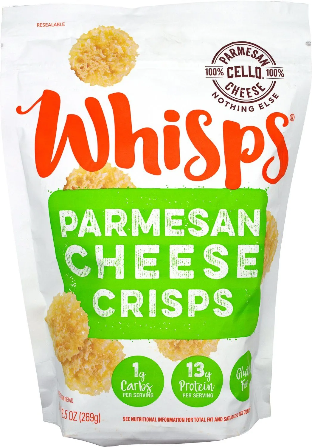 Cello Whisps Cheese Crisps