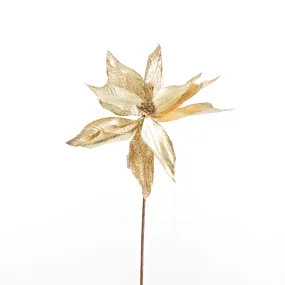 Champagne Poinsettia Stems (45cm)