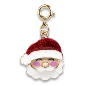 CHARM IT! Gold Glitter Santa Claus Charm